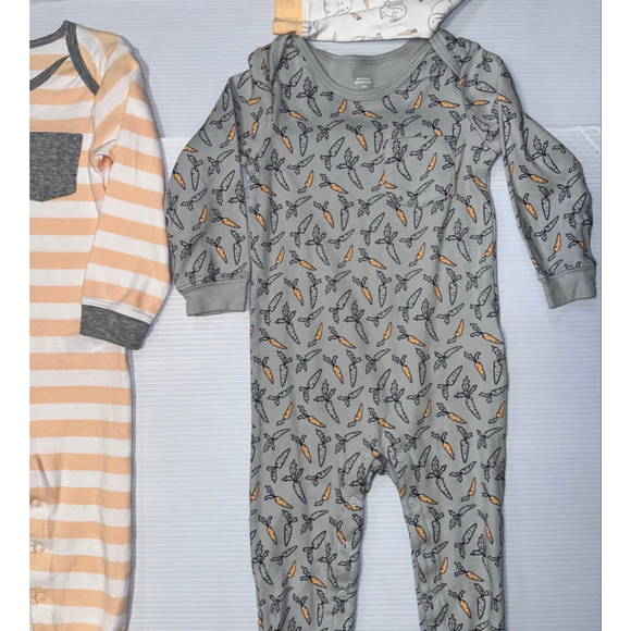 Kids Baby Unisex Amazon Essentials 24M One Pieces Set Carrot Bunny NWOT Orange - Picture 5 of 9
